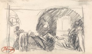 Escena de prisión de George Romney